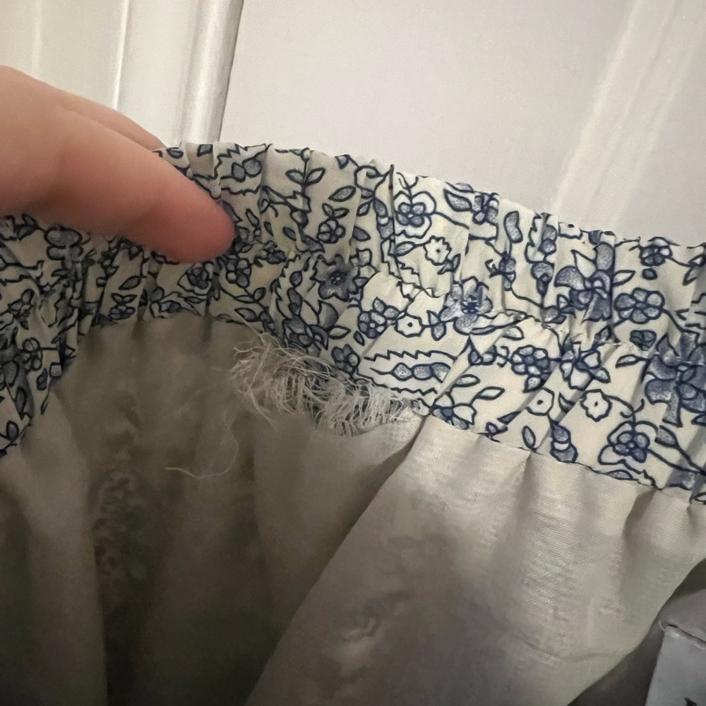 Hayden Blue and White Floral Maxi Skirt - Picture 9 of 9